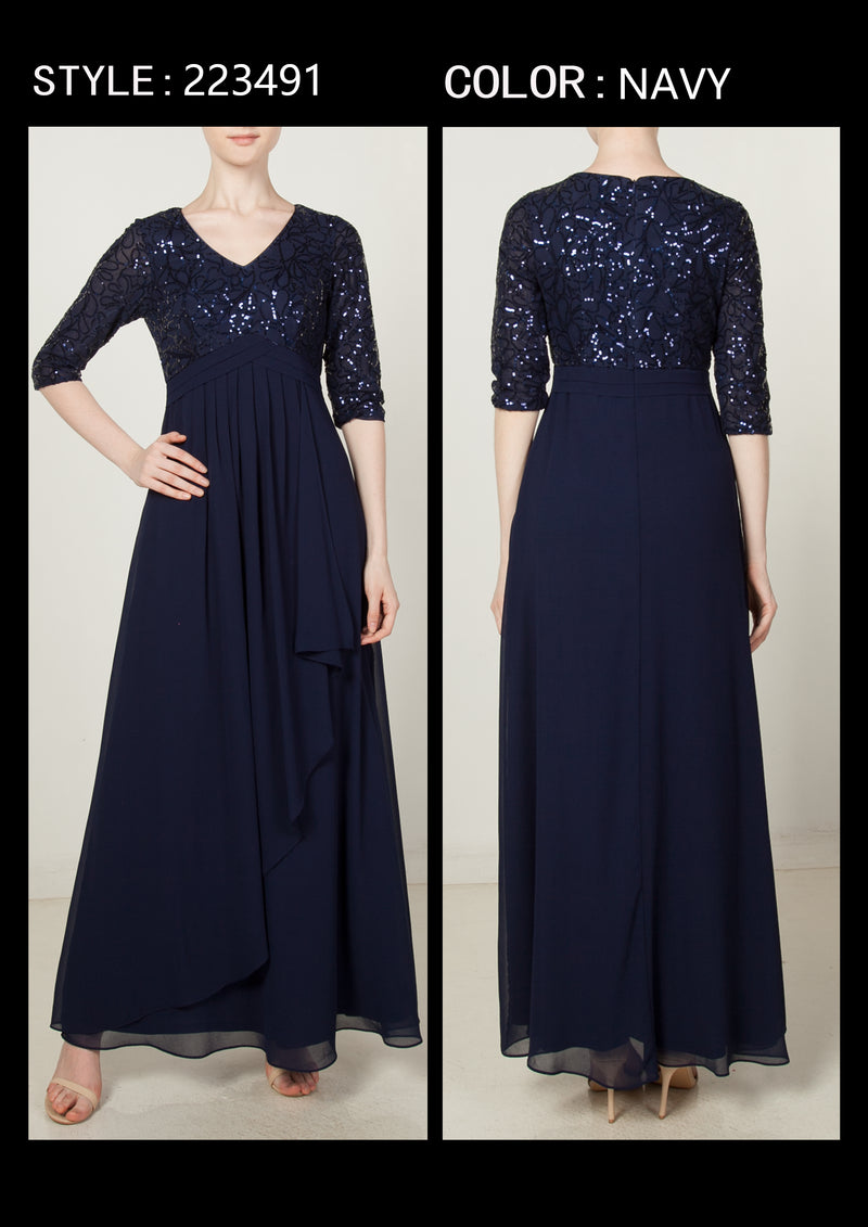 MALIA FORMAL NAVY GOWN