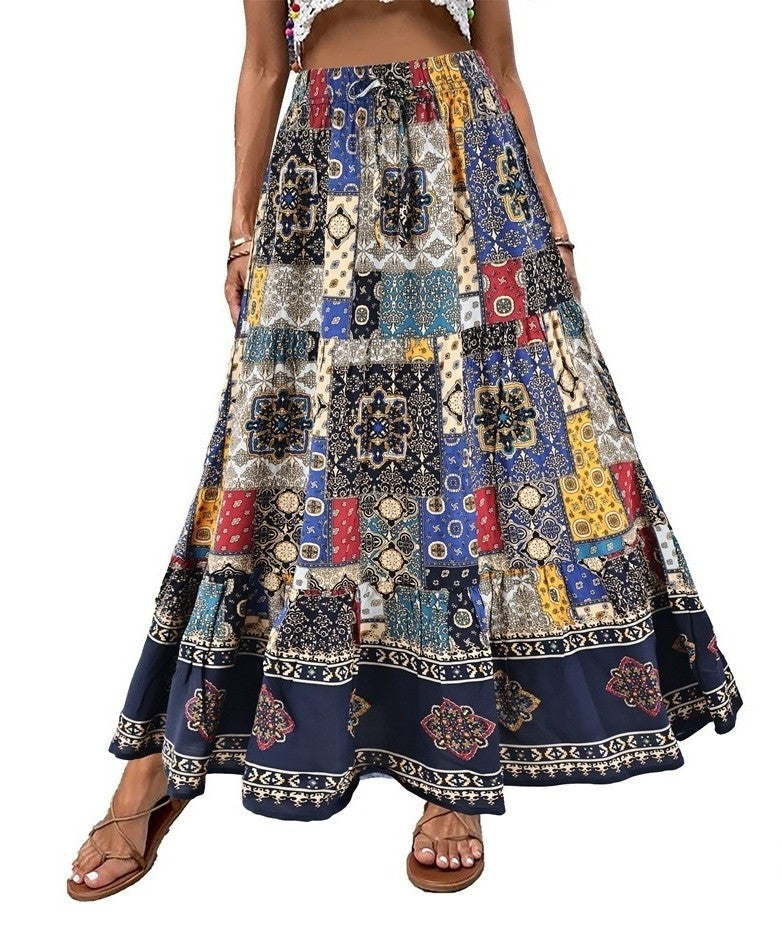 BOHO PAISLEY SKIRT