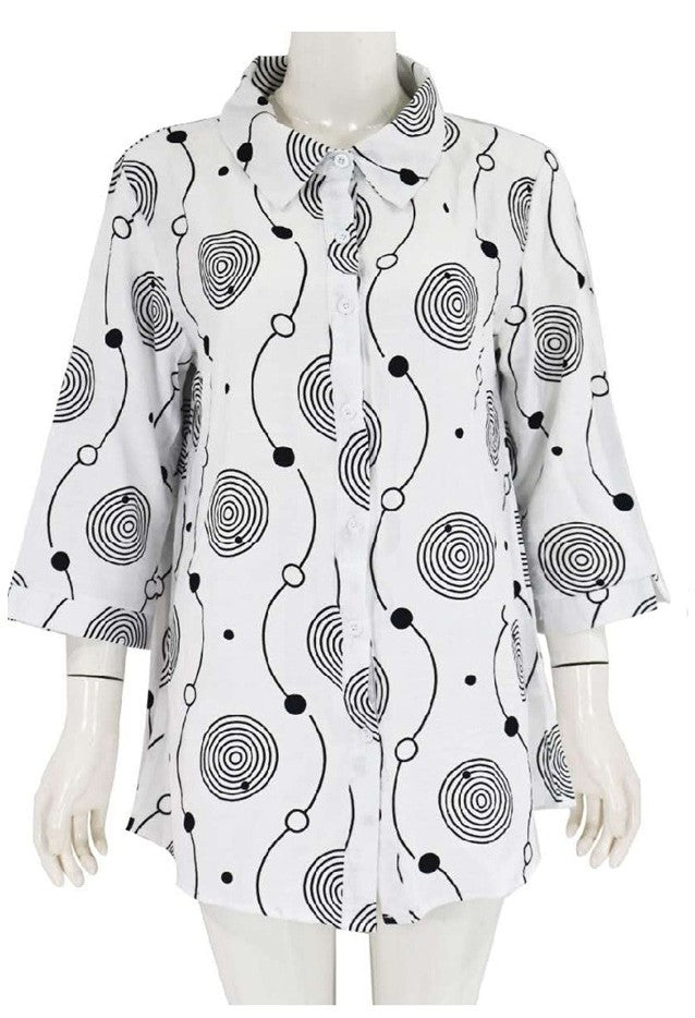 SWIRL BLOUSE