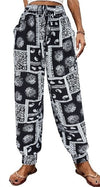BLACK & WHITE HAREM PANT