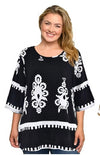 BOHO BLACK & WHITE SHIRT