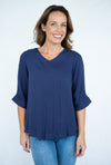 LINA LINEN TOP