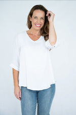 LINA LINEN TOP