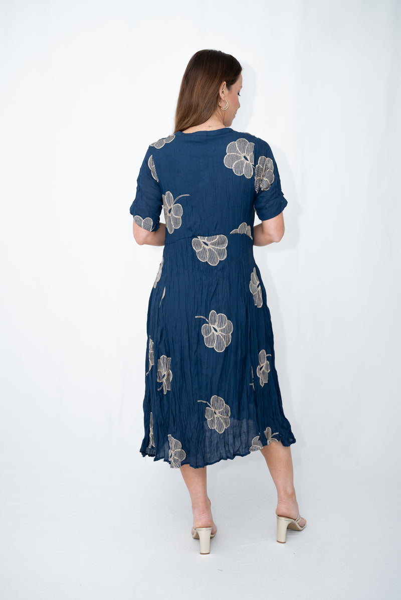 PANEL FLOWER DRESS