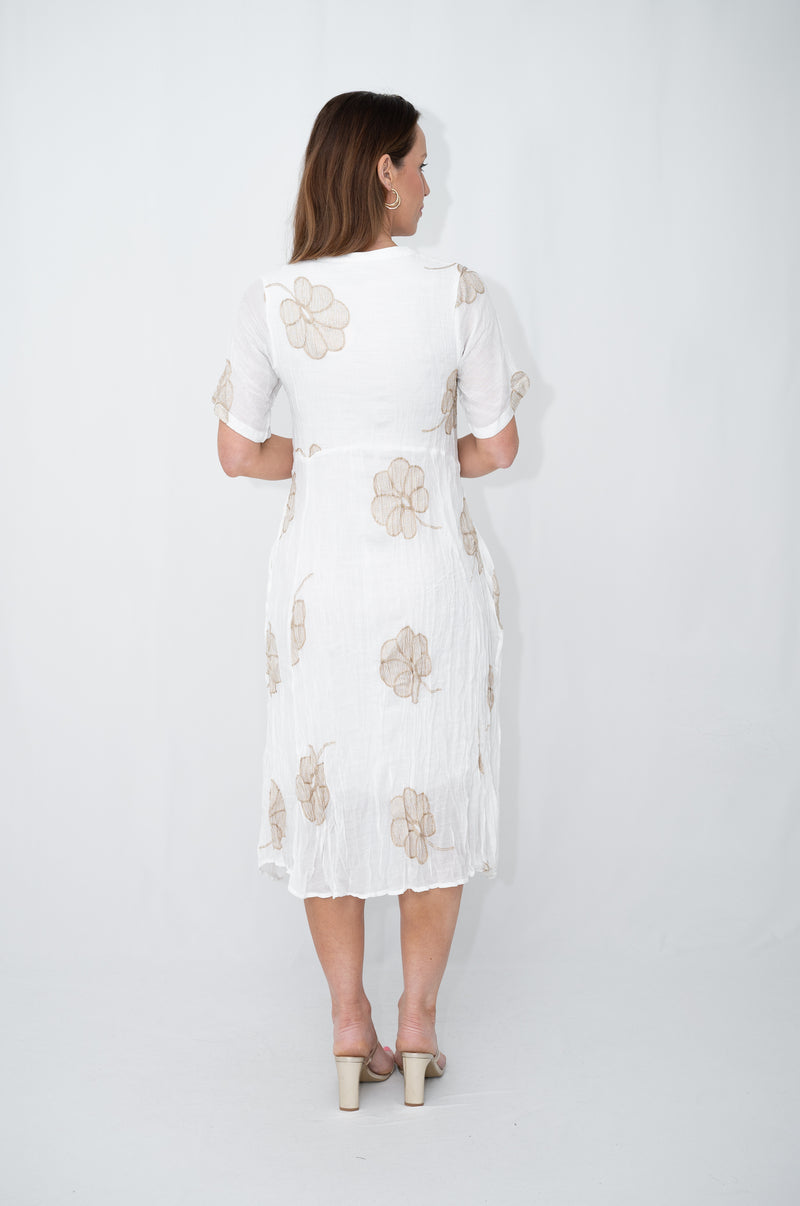 PANEL FLOWER DRESS