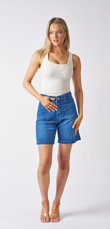 DENIM SHORTS