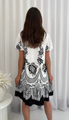 MIRAGE PAISLEY DRESS