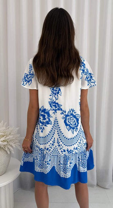 MIRAGE PAISLEY DRESS