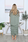SIENNA LEOPARD SILK DRESS