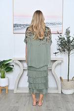 SIENNA LEOPARD SILK DRESS