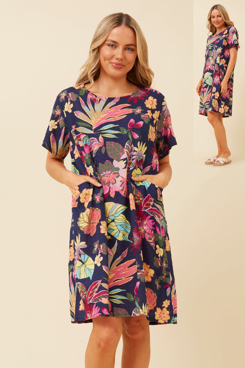 CINDY MULTI COLOURED DRESS