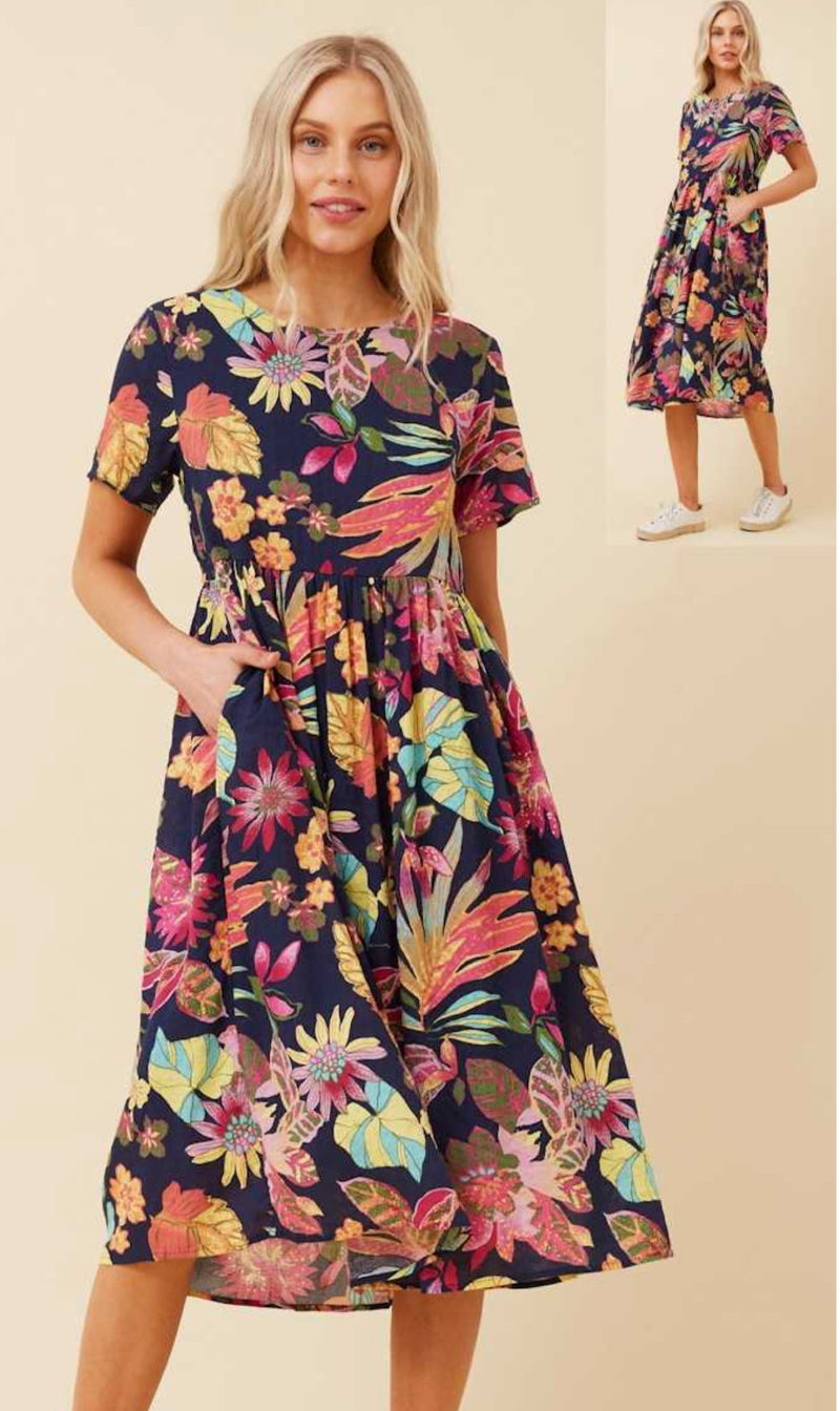 CINDY FLORAL DRESS