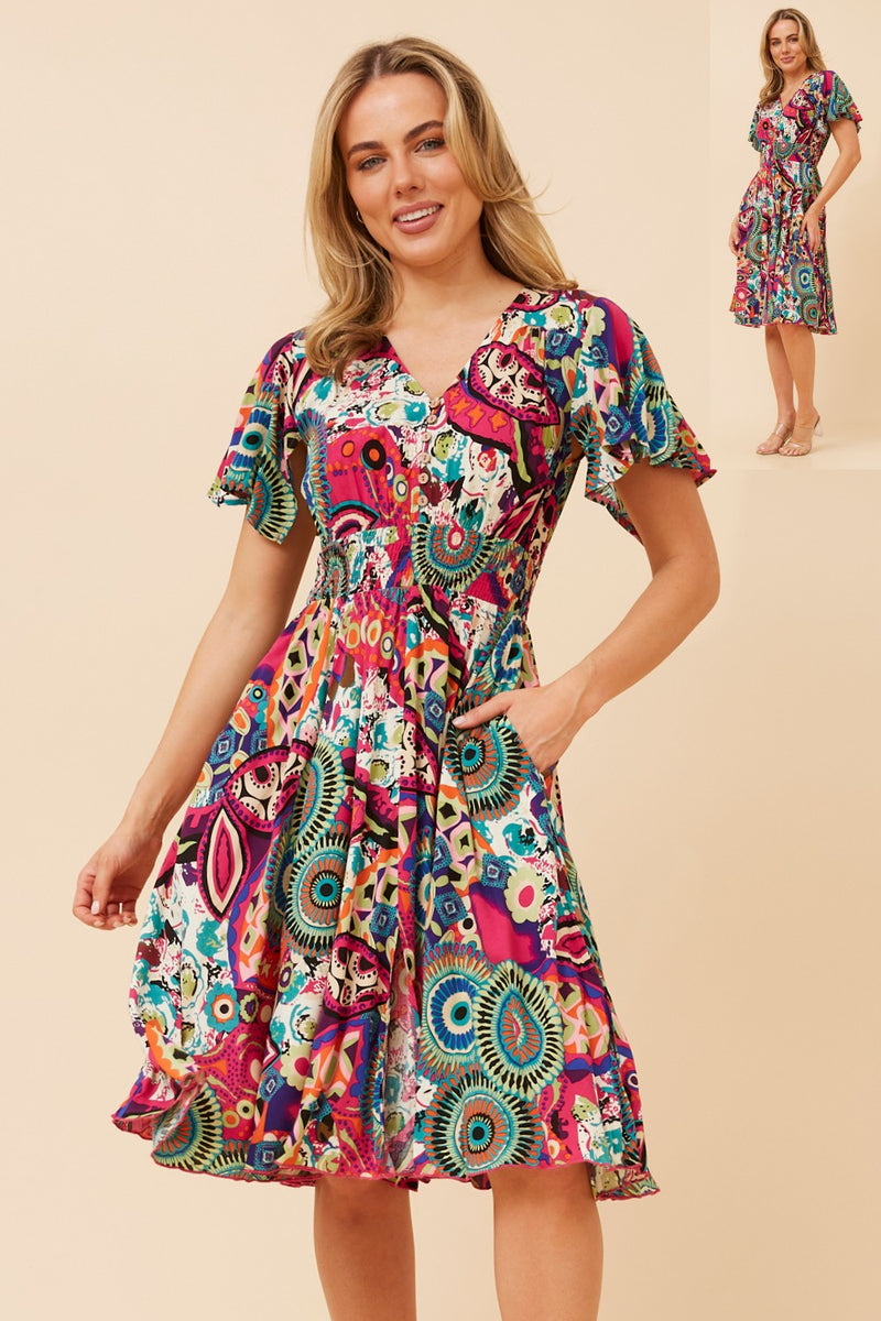 MILLI MOSAIC DRESS