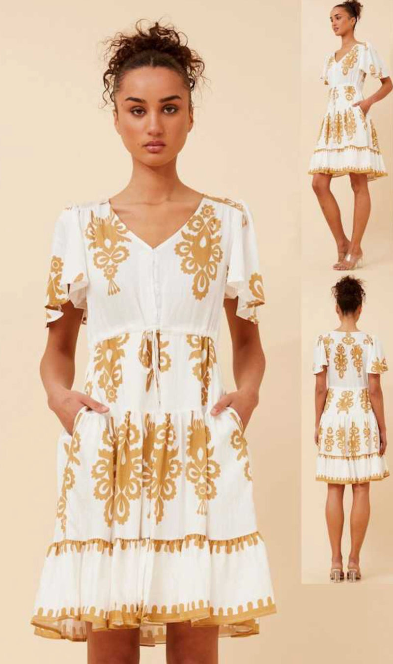 BETH FILIGREE DRESS