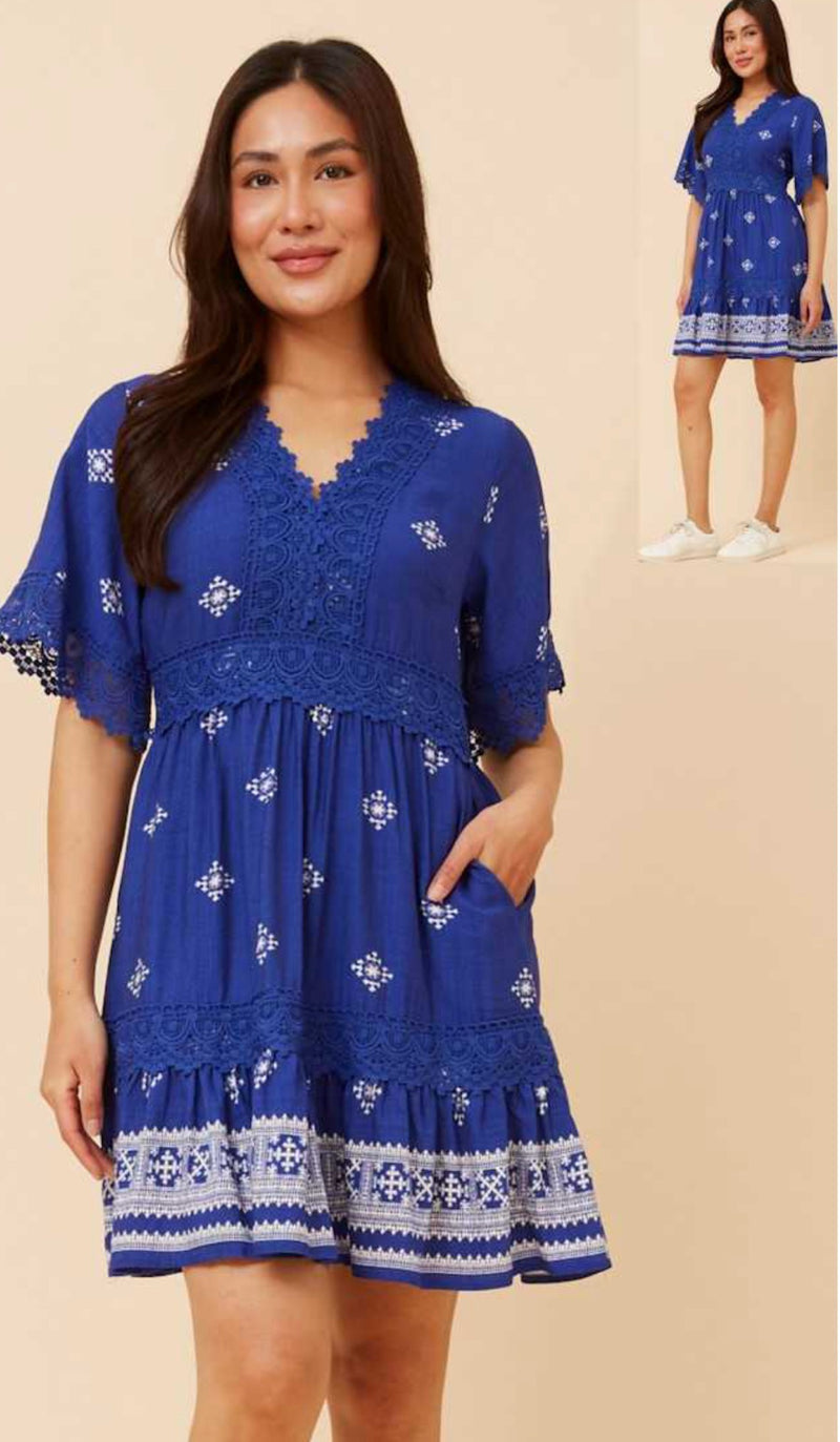 COBALT BLUE DRESS