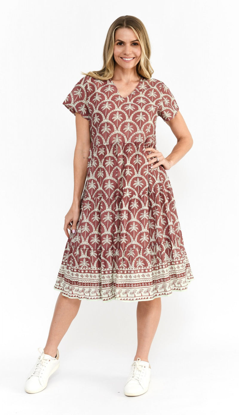 THALIA TIERED DRESS