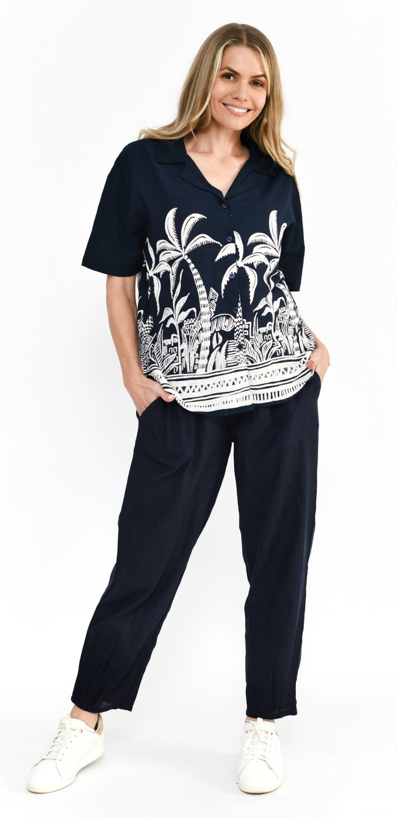 MARGO COLLARED TOP