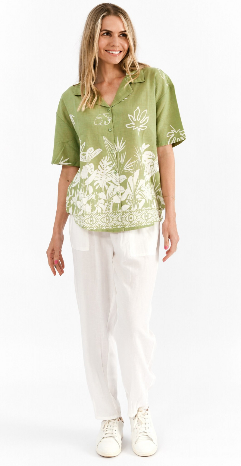 MARGO COLLARED TOP