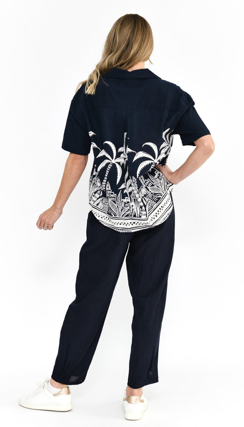 MARGO COLLARED TOP