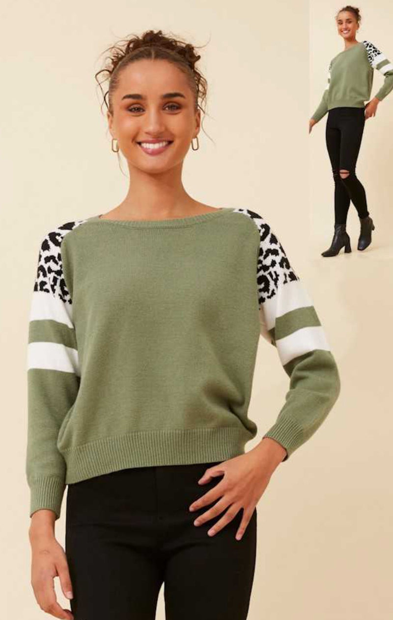 ASH ANIMAL PRINT JUMPER