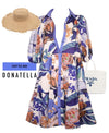 DONATELLA AZURE DRESS