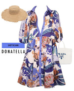 DONATELLA AZURE DRESS