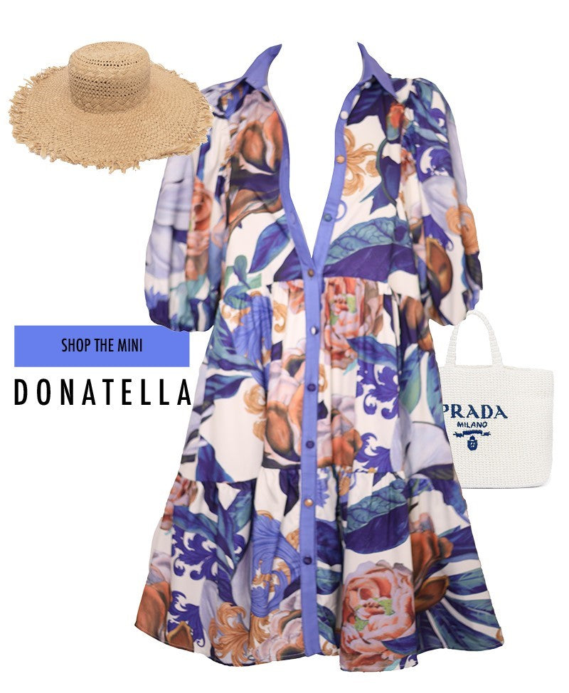 DONATELLA AZURE DRESS