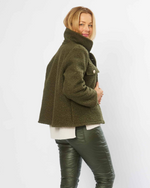 OLIVE CROP JACKET