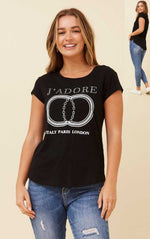 J'ADORE MOTIF TEE