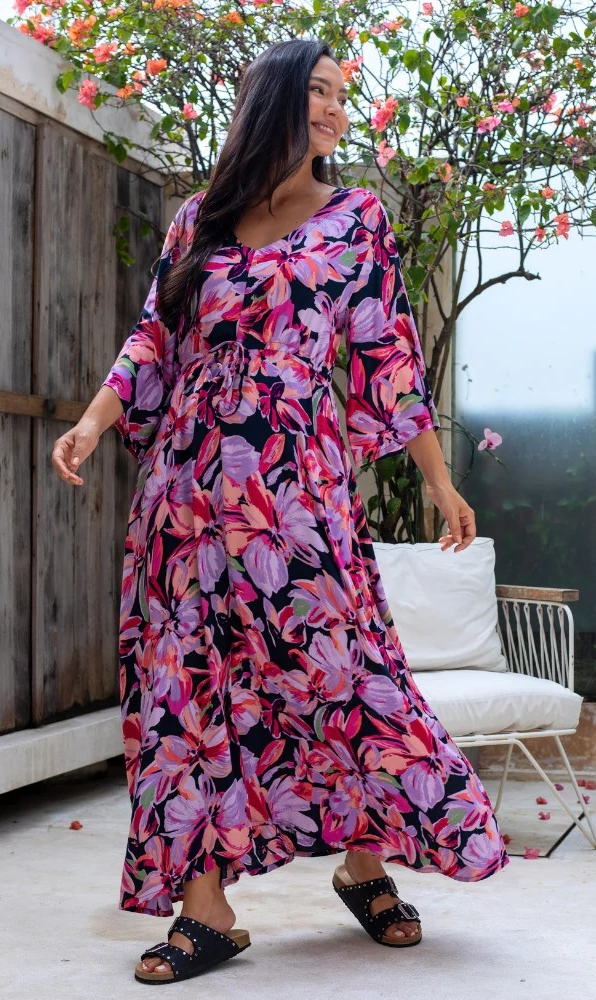 ZOE LILAC MAXI DRESS