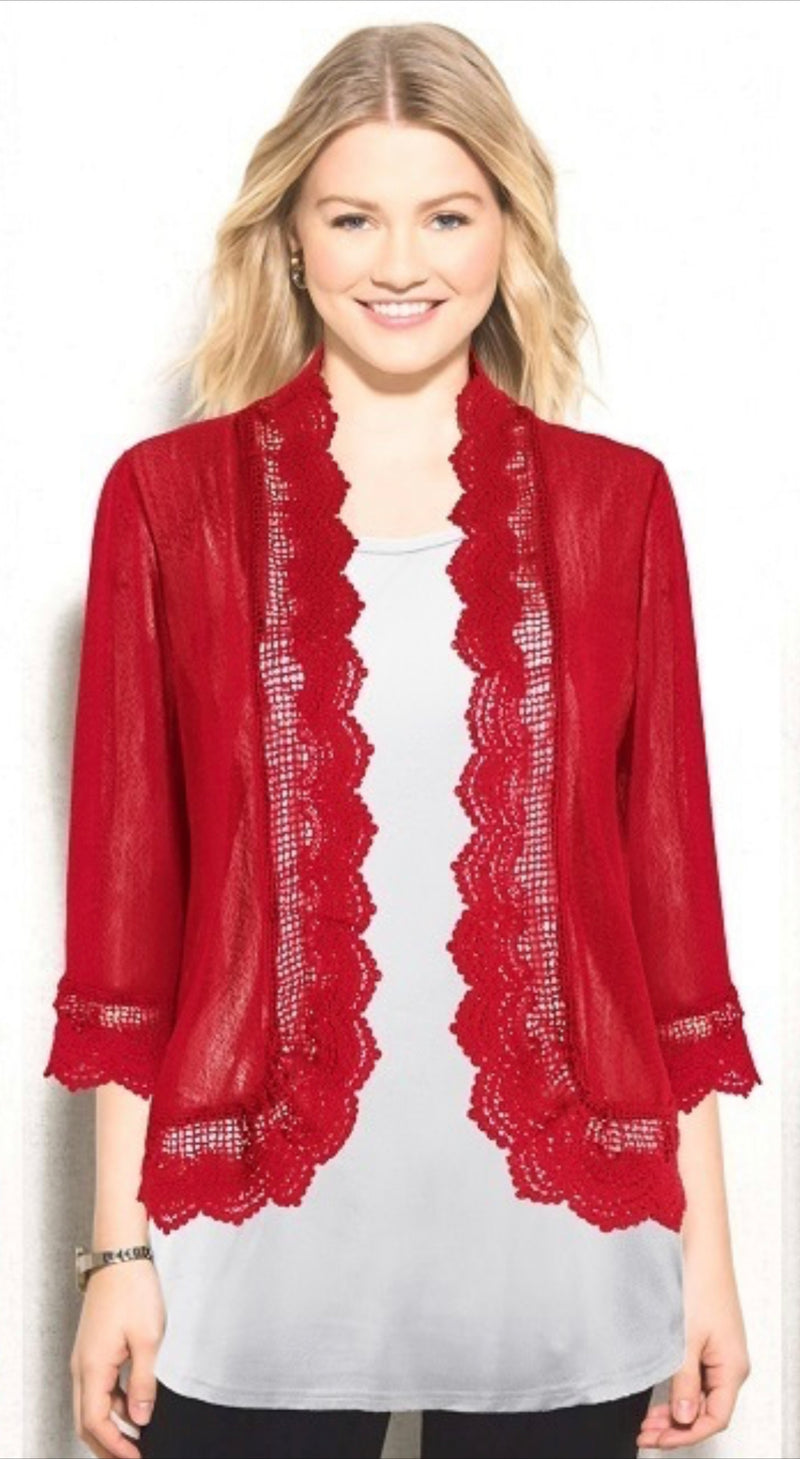 LACE CARDI