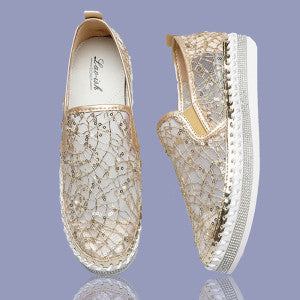 ORGANZA Bling Lace Shoes